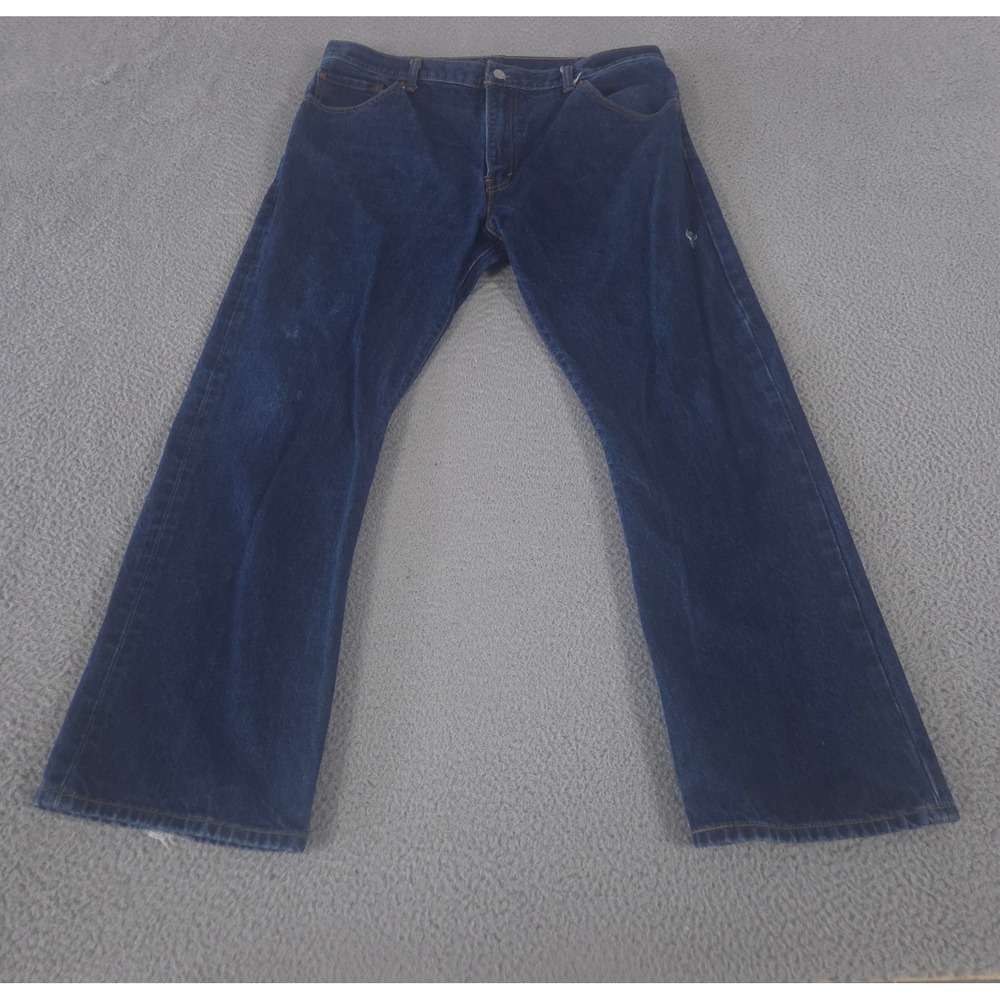 Levi's Jeans Mens 38x30‎ Blue 517 Relaxed Bootcut 100% Cotton Dark Wash Denim